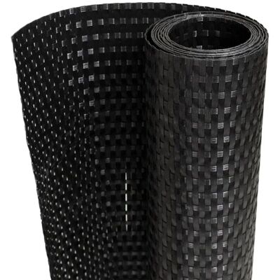 vidaXL Schwarzer 600x100 cm Balkon-Sichtschutz - Privatsphäre & Zaun vidaXL Schwarzer 600x100 cm Balkon-Sichtschutz - Privatsphäre & Zaun