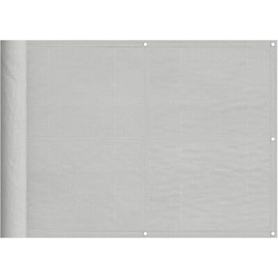 vidaXL Balkon-Sichtschutz Hellgrau 75x300 cm - Wind- und UV-resistent vidaXL Balkon-Sichtschutz Hellgrau 75x300 cm - Wind- und UV-resistent
