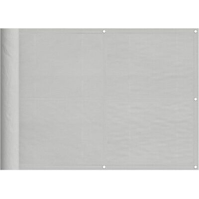 vidaXL Balcony Screen Light Grey 75x500 cm - Balcony Screen vidaXL Balcony Screen Light Grey 75x500 cm - Balcony Screen