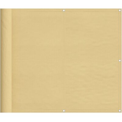 vidaXL Sand Balkon-Sichtschutz 90x600cm Wasserfest UV Resistant vidaXL Sand Balkon-Sichtschutz 90x600cm Wasserfest UV Resistant