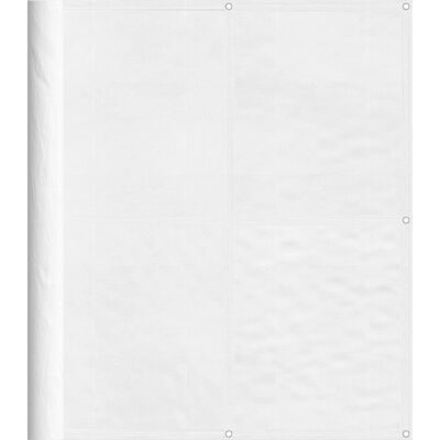 vidaXL Weiß Polyester Balkon Sichtschutz - Zaun 120x800cm vidaXL Weiß Polyester Balkon Sichtschutz - Zaun 120x800cm