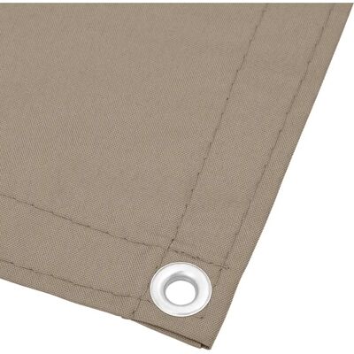 vidaXL Taupe Polyester Oxford Privacy Screen - Privacy Fence vidaXL Taupe Polyester Oxford Privacy Screen - Privacy Fence