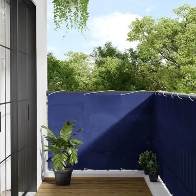 vidaXL Balcony Screen Blue 120x700 cm - Balcony Screen vidaXL Balcony Screen Blue 120x700 cm - Balcony Screen