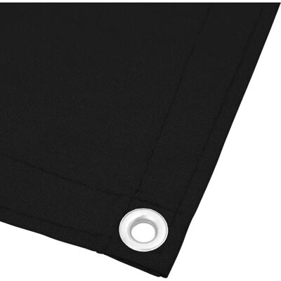 vidaXL Balcony Screen Black - 75x700 cm - Balcony Screen vidaXL Balcony Screen Black - 75x700 cm - Balcony Screen