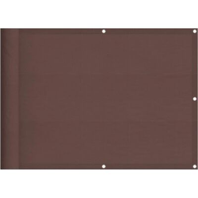 vidaXL Brown Balcony Screen 75x800cm Waterproof Polyester Oxford vidaXL Brown Balcony Screen 75x800cm Waterproof Polyester Oxford