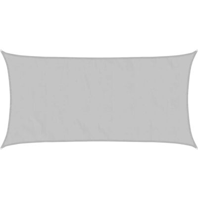 vidaXL Sonnensegel 5X3,5 M 100% Polyester Oxford Hellgrau vidaXL Sonnensegel 5X3,5 M 100% Polyester Oxford Hellgrau