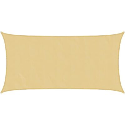 vidaXL Sonnensegel Sand 3,5x2 m UV-beständig Wasserdicht Polyester Rechteck vidaXL Sonnensegel Sand 3,5x2 m UV-beständig Wasserdicht Polyester Rechteck