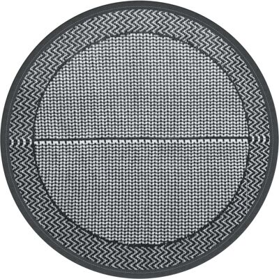 vidaXL Buiten Tapijt Grijs Ø160 cm - Tuin Kleed vidaXL Buiten Tapijt Grijs Ø160 cm - Tuin Kleed