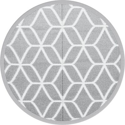 vidaXL Arakil Grey & White Outdoor Carpet - Outdoor Rug vidaXL Arakil Grey & White Outdoor Carpet - Outdoor Rug