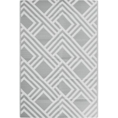 vidaXL Grijze Tuin Tapijt - Buiten Tapijt 120x180 cm vidaXL Grijze Tuin Tapijt - Buiten Tapijt 120x180 cm
