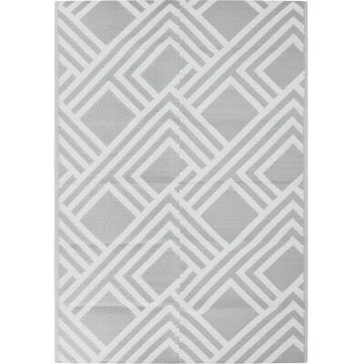 vidaXL Alfombra Exterior Arakil Gris 160x230 cm - Outdoor Carpet vidaXL Alfombra Exterior Arakil Gris 160x230 cm - Outdoor Carpet