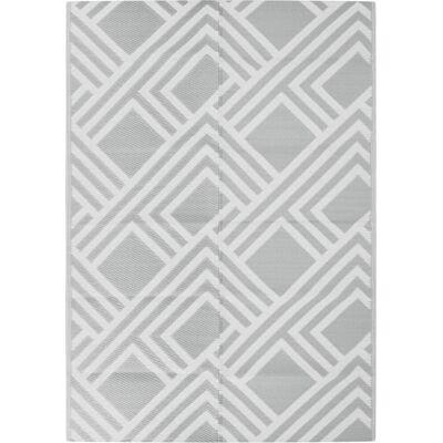 vidaXL Outdoor Arakil Grau 140x200 cm UV-beständiger Außenläufer - Außenläufer vidaXL Outdoor Arakil Grau 140x200 cm UV-beständiger Außenläufer - Außenläufer