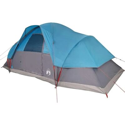 vidaXL Kuppel-Familienzelt 9 Personen Blau Wasserdicht - Campingzelt vidaXL Kuppel-Familienzelt 9 Personen Blau Wasserdicht - Campingzelt