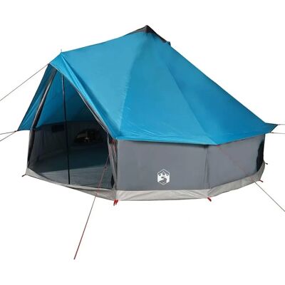 vidaXL Blaue Familienzelt Tipi 12-Person Wasserfest - Familienzelt vidaXL Blaue Familienzelt Tipi 12-Person Wasserfest - Familienzelt