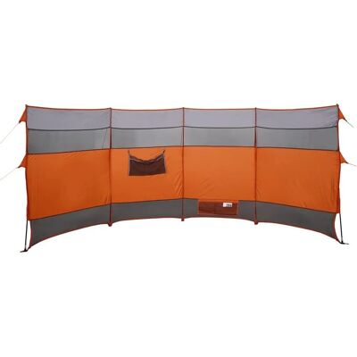 vidaXL Bariera przeciwwiatrowa na biwak Pomarańczowa 366x152x152 cm Wodoodporna - Camping Windbreak vidaXL Bariera przeciwwiatrowa na biwak Pomarańczowa 366x152x152 cm Wodoodporna - Camping Windbreak