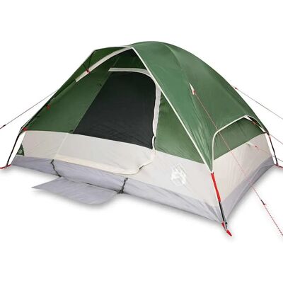 vidaXL Barraca de camping em cúpula verde - À prova d'água, leve, 2-6 pessoas vidaXL Barraca de camping em cúpula verde - À prova d'água, leve, 2-6 pessoas
