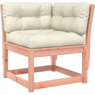 vidaXL Garten-Sofa Ecksofa mit Kissen aus Douglas Holz vidaXL Garten-Sofa Ecksofa mit Kissen aus Douglas Holz