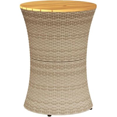 vidaXL 368298 Gartentisch - Langlebiges PE-Rattan - Beistelltisch vidaXL 368298 Gartentisch - Langlebiges PE-Rattan - Beistelltisch