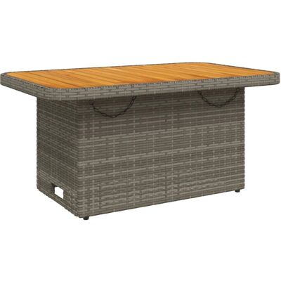 vidaXL Tuin Tafel Grijs 90x55x71cm - Tuin Tafel vidaXL Tuin Tafel Grijs 90x55x71cm - Tuin Tafel