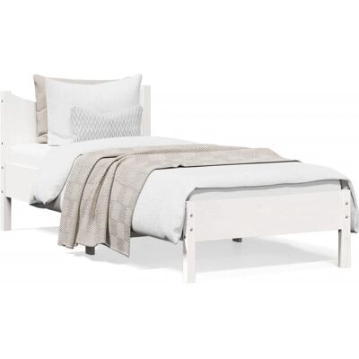 vidaXL Sengestel Hvid 120x200 cm Massivt Fyrretræ - Sengestel vidaXL Sengestel Hvid 120x200 cm Massivt Fyrretræ - Sengestel