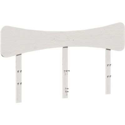 vidaXL 844778 Hoofdbord Wit - Hoofdbord, Bed Panel, Rustiek Den vidaXL 844778 Hoofdbord Wit - Hoofdbord, Bed Panel, Rustiek Den