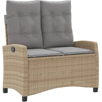 Vidaxl Gartensessel mit verstellbarem Rücken - Synthetisches Rattan, Kissen - Gartenmöbel Vidaxl Gartensessel mit verstellbarem Rücken - Synthetisches Rattan, Kissen - Gartenmöbel