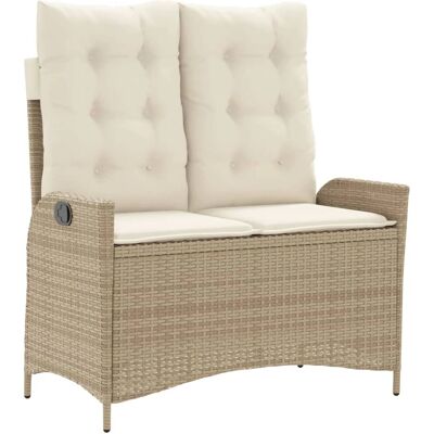 Vidaxl Gartenstuhl mit Kissen - Verstellbar, Beige Vidaxl Gartenstuhl mit Kissen - Verstellbar, Beige