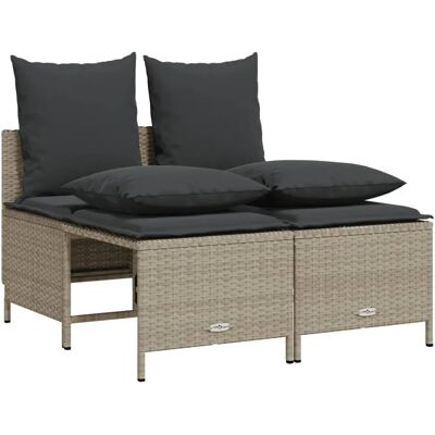 Zestaw Mebli Ogrodowych VidaXL - Sofa z Poduszkami Zestaw Mebli Ogrodowych VidaXL - Sofa z Poduszkami