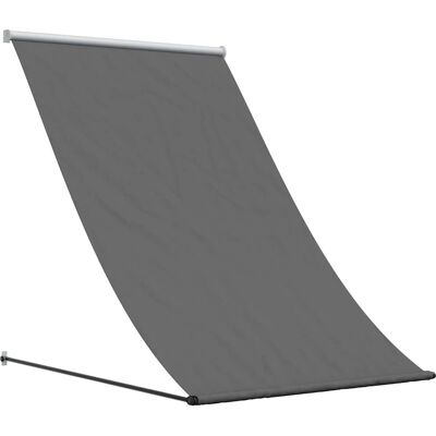 vidaXL Toldo retrátil - 150x150 cm - Tecido e Aço - Antracite vidaXL Toldo retrátil - 150x150 cm - Tecido e Aço - Antracite