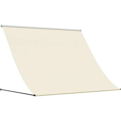 vidaXL Markise uittrekbar Stoff Stahl 250x150 cm - Sonnenschutz vidaXL Markise uittrekbar Stoff Stahl 250x150 cm - Sonnenschutz