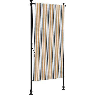 vidaXL Yellow & White Outdoor Roller Blind - UV Resistant Fabric vidaXL Yellow & White Outdoor Roller Blind - UV Resistant Fabric