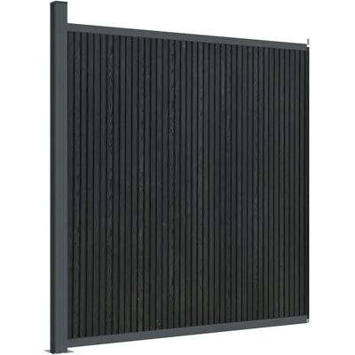 vidaXL Zaunpaneel WPC Grau 173x186 cm - Zaunpaneel vidaXL Zaunpaneel WPC Grau 173x186 cm - Zaunpaneel