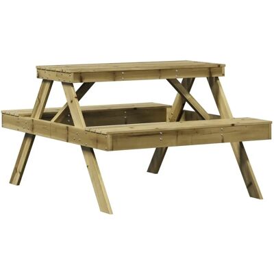 vidaXL Outdoor Picnic Table 105x134x75 cm - Outdoor Picnic Table vidaXL Outdoor Picnic Table 105x134x75 cm - Outdoor Picnic Table