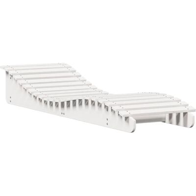VidaXL Buitenstoel Ligbed Wit - Tuinmeubelen VidaXL Buitenstoel Ligbed Wit - Tuinmeubelen