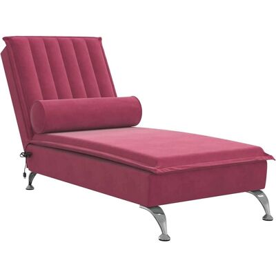 Vidaxl Fløjl Massage Sofa - Med pude og vibrationsfunktion Vidaxl Fløjl Massage Sofa - Med pude og vibrationsfunktion