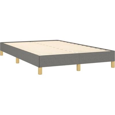 vidaXL Structure de Lit - Gris Foncé - 120x190 cm - Pieds Solides - Publicité vidaXL Structure de Lit - Gris Foncé - 120x190 cm - Pieds Solides - Publicité
