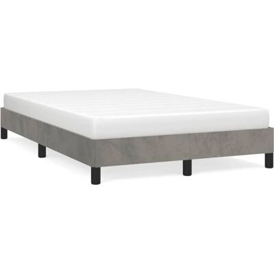 VidaXL 379502 Bed Frame - Lichtgrijs - Bedtype VidaXL 379502 Bed Frame - Lichtgrijs - Bedtype