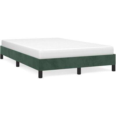 vidaXL Bettgestell - Dunkelgrün - Lattenrost - 120x190cm - Bettart vidaXL Bettgestell - Dunkelgrün - Lattenrost - 120x190cm - Bettart