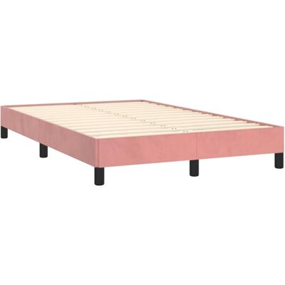 vidaXL Roze Fluwelen Bedframe - Bedframe vidaXL Roze Fluwelen Bedframe - Bedframe