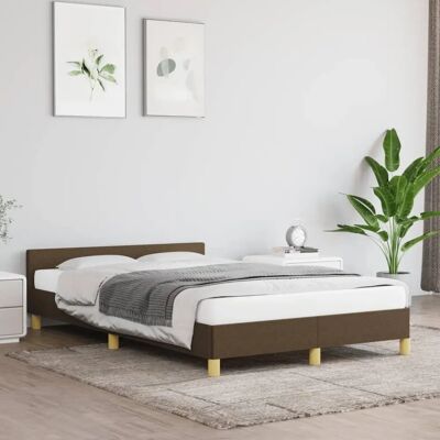 vidaXL Bettgestell Dunkelbraun 120x190 - Bed Frame vidaXL Bettgestell Dunkelbraun 120x190 - Bed Frame