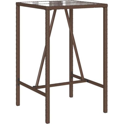 vidaXL Ulkotason pöytä ruskea 70x70x110 cm - Outdoor table vidaXL Ulkotason pöytä ruskea 70x70x110 cm - Outdoor table