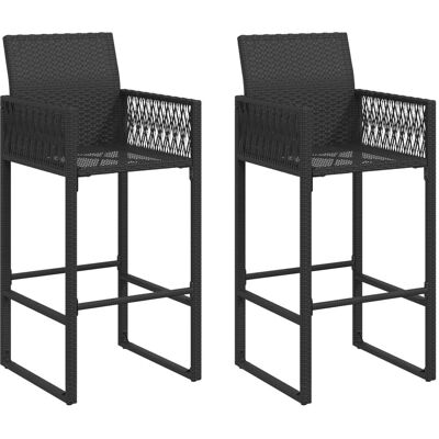vidaXL Garten-Barhocker 368702 - Wetterbeständig, 2 Stück vidaXL Garten-Barhocker 368702 - Wetterbeständig, 2 Stück