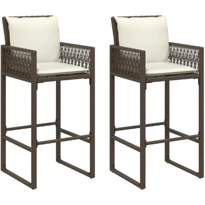 vidaXL Gartenstuhl - Wetterfester Rattan - Creme vidaXL Gartenstuhl - Wetterfester Rattan - Creme