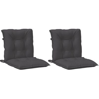 vidaXL Niskatyynyt niskalle - 2 szt - Melange antracytowy - 100x50x7cm - Tkanina vidaXL Niskatyynyt niskalle - 2 szt - Melange antracytowy - 100x50x7cm - Tkanina
