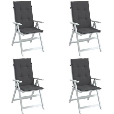 vidaXL Hochlehnerkissen - 4 pcs. Anthrazit - Kissen vidaXL Hochlehnerkissen - 4 pcs. Anthrazit - Kissen