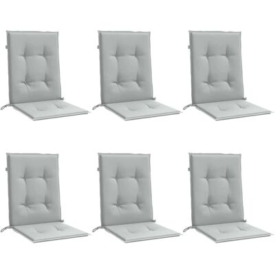 vidaXL Cushions bas - 6 pcs Mélange Light Grey 100x50x4cm Tissu - Publicité vidaXL Cushions bas - 6 pcs Mélange Light Grey 100x50x4cm Tissu - Publicité