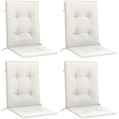 vidaXL Rückenlehnenkissen 4 St Melange Creme - Kissen vidaXL Rückenlehnenkissen 4 St Melange Creme - Kissen