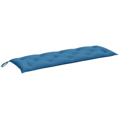 vidaXL Tuinbankkussen Melange Blauw 150x50x7 cm - Tuinbank vidaXL Tuinbankkussen Melange Blauw 150x50x7 cm - Tuinbank