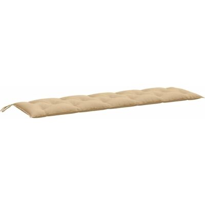 vidaXL Tuinbankkussen Melange Beige 180x50x7 cm Stof - Tuinbankkussen vidaXL Tuinbankkussen Melange Beige 180x50x7 cm Stof - Tuinbankkussen