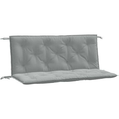 vidaXL Tuinbankkussens 2 st. Melange lichtgrijs 120x50x7 cm stof - Tuinbankkussens vidaXL Tuinbankkussens 2 st. Melange lichtgrijs 120x50x7 cm stof - Tuinbankkussens